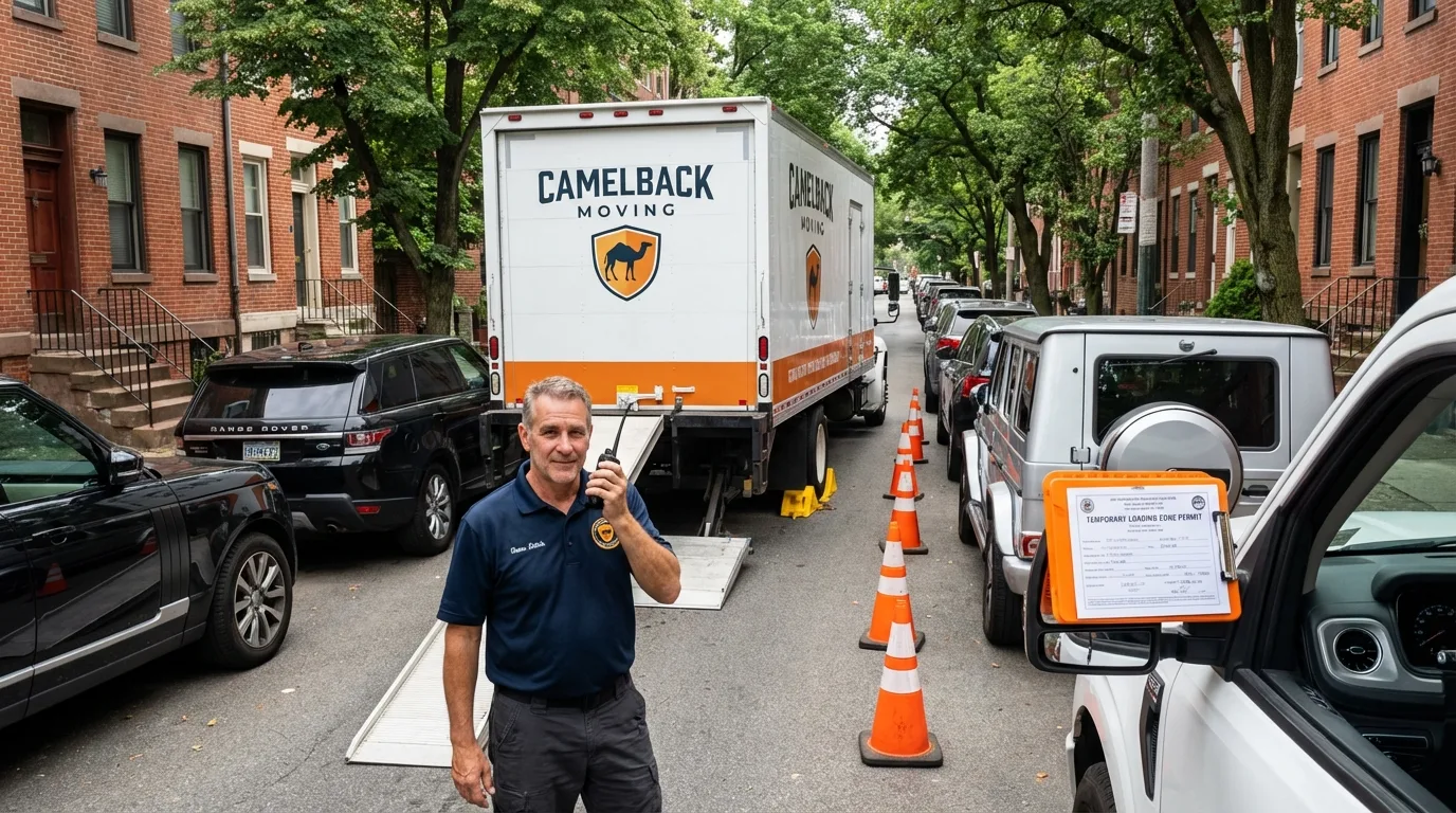 City street loading permit setup in Parsippany, NJ