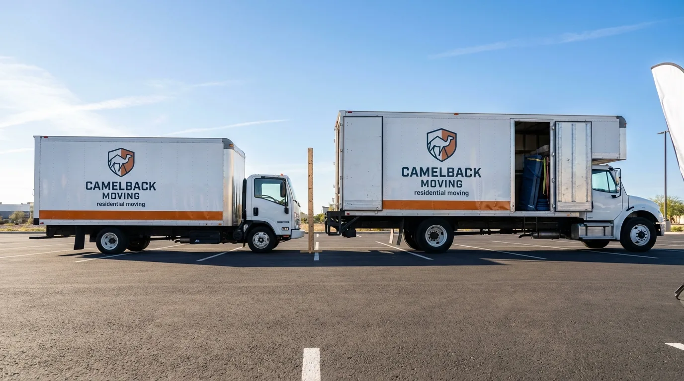 Moving truck size capacity guide in Parsippany